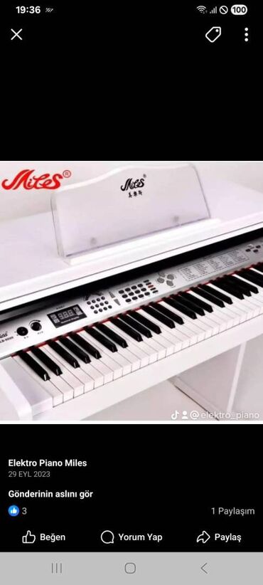 Pianolar: Piano, Rəqəmsal, Yeni, Pulsuz çatdırılma — 16