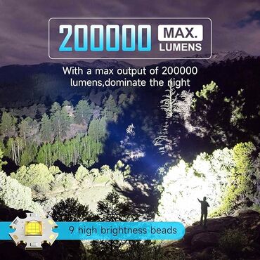 Digər məişət texnikası: Geceni gunduz eden fanar Fanar Powerbankli Lampa Prajektir Yüksək — 5