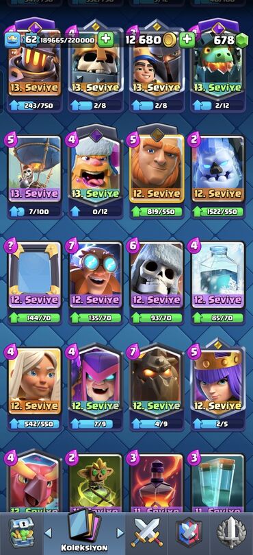 Digər: Clash Royale oyun hesabı Şəkillərdə demək olar hər şey göstərilib — 11