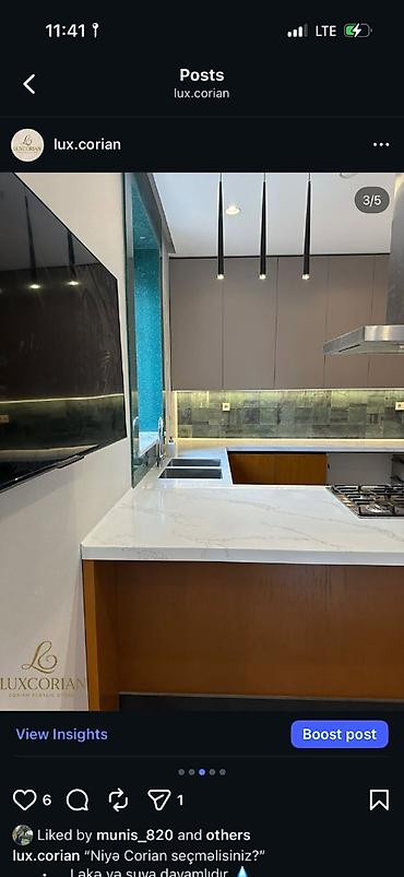 mərmərin qiyməti: Corian mərməri, digər mərmərlərdən fərqli olaraq ləkə və suya — 4