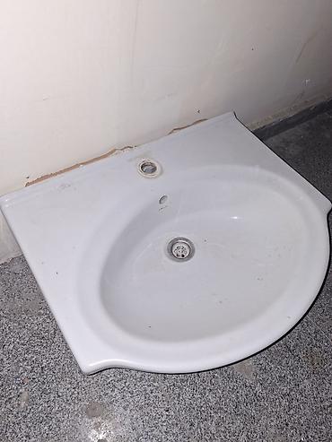 şamot: Divar tipli hamam/kombi otağı üçün keramika əl-üz yuma lavabosu — 2