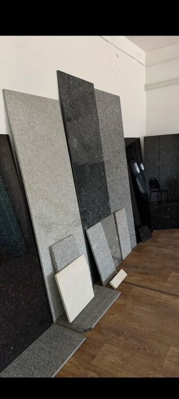 Фасадные гранитные плитки: Новый, Размер: Другой размер мм, Серый, Установка — 1