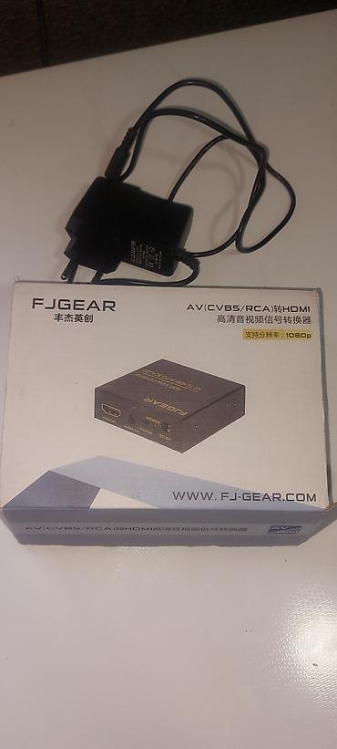 video aparati: FJGEAR AV (CVBS/RCA) → HDMI çevirici Məhsul təsviri: - RCA/Kompozit — 4