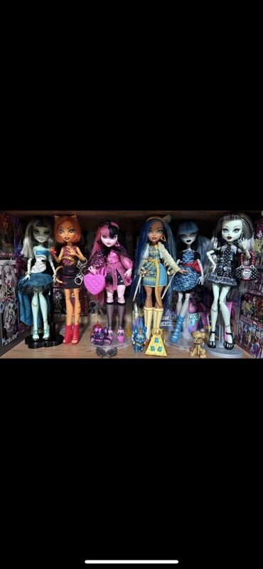 Oyuncaqlar: Monster High kuklalari 30, 30, 50, 50, 25, 100 manat ghoulianin bir