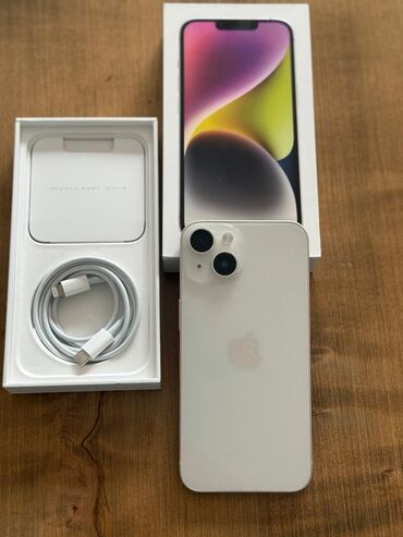 Boşqablar: IPhone 14, Ağ