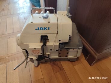 emmi tikiş fabriki: Tikiş maşını Jack, İşlənmiş,Overlok, 3 saplı, Ünvandan götürmə