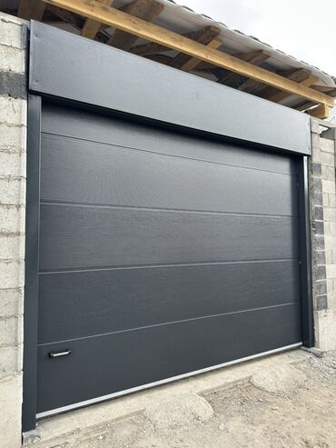 Откатные ворота: Откатные ворота с калиткой и навесом - Тип: откатная конструкция на at lalafo.kg — 12 Откатные ворота: Откатные ворота с калиткой и навесом - Тип: откатная конструкция на — 12