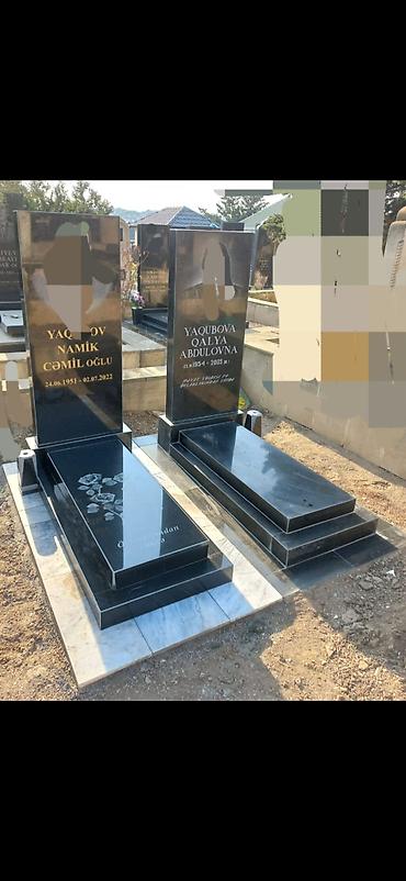 Başqa xidmətlər: Qara və ağ mərmər/granitdən qəbirüstü abidələrin hazırlanması xidməti — 9