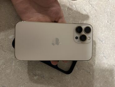 Apple iPhone: IPhone 13 Pro Max, Б/у, 256 ГБ, Золотой, Чехол, Коробка, 90 %