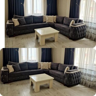 Masa və oturacaq dəstləri: RumiDivan acilan bazali ideal veziyyetde 500₼ satilir .Unvan Yasamal