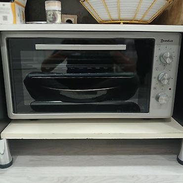 Duxovkalar: GrandLux elektrik mini soba - Ön hissədə şüşə qapı və rahat tutacaq - — 1