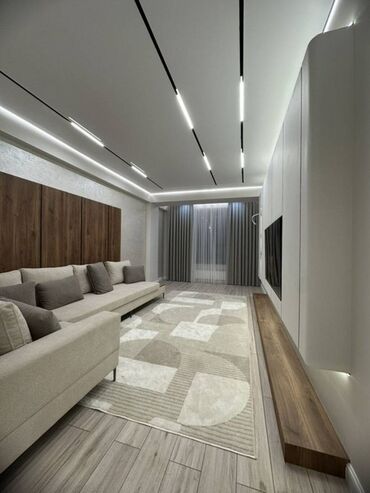 жк нурзаман сити: 3 бөлмө, 131 кв. м, Элитка, 7 кабат, Дизайнердик ремонт