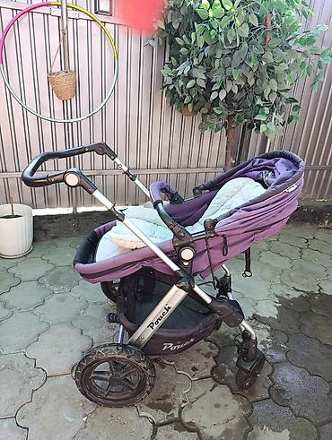 Коляски: Коляска, цвет - Фиолетовый, Б/у — 8
