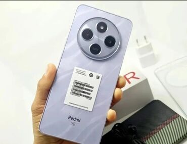 Redmi: Redmi, Redmi Note 14, Б/у, 256 ГБ, цвет - Фиолетовый, 1 SIM, 2 SIM, eSIM — 2