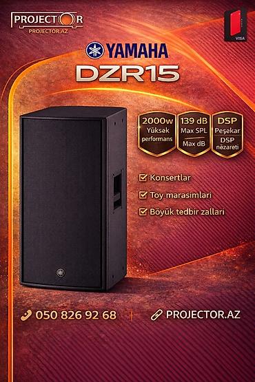 ses mixeri: Yamaha DZR15 aktiv səsgücləndirici - Güc: 2000 W (yüksək performans) — 1
