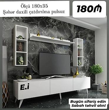 2 ci el sobalar: TV stend Yep yeni model 180 azn rəng seçimi var çatdırılma var — 1