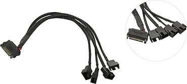 cpu cooler: Кабель переходник Sata - 4xFan (разъем ШИМ) длиной 28 см Этот — 2