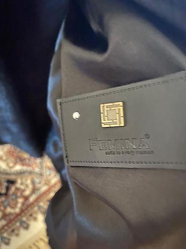 kişi üçün ev şap şapları: Femina qadın kürkü - Brend: FEMINA (daxili etiketli) - Rəng: tünd — 2