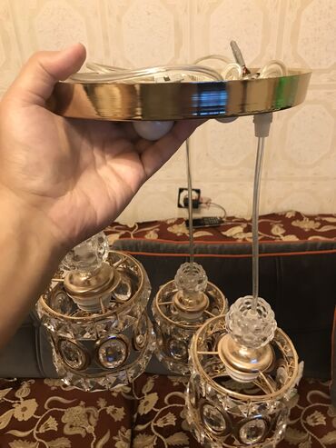 ucuz tort. sifarisi instagram: Çılçıraq, 3 lampa, Şüşə