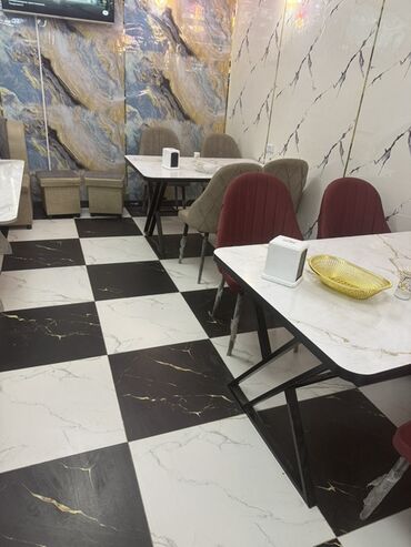 стол в стиле хай тек: Комплект мебели для кафе/ресторана в современном стиле Состав: -