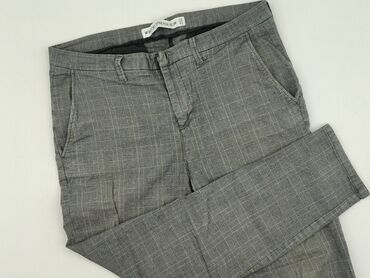 spodnie czerwone w kratę h m: Штани чоловічі