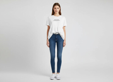 eleganckie białe t shirty: Zara, Women`s T-shirt, size M