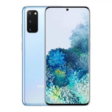 рабочие телефоны: Samsung Galaxy S20, Б/у, 128 ГБ, цвет - Голубой, 1 SIM, 2 SIM, eSIM