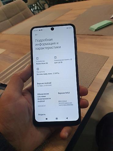 Мобильные телефоны: Redmi, Redmi Note 9S, Б/у, 64 ГБ, цвет - Синий, 2 SIM — 2