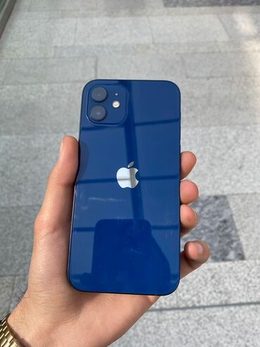 iphone 12 azerbaycan qiymeti: IPhone 12, 64 GB, Mavi, Face ID