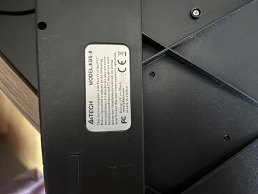 Klaviaturalar: A4TECH KBS-8 modeli - membran klaviatura, çox səssizdir. İş yeri üçün — 9