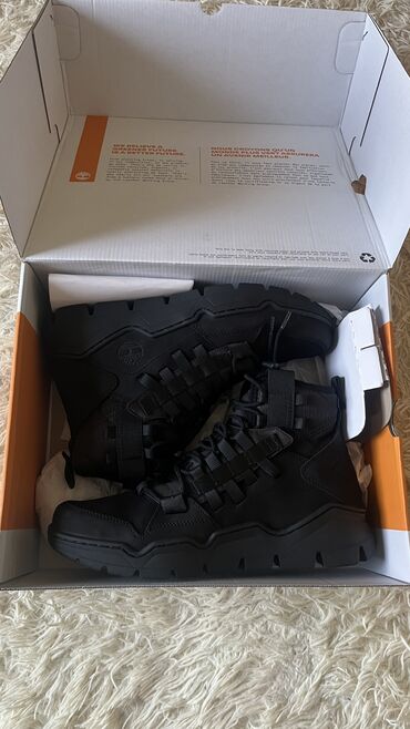 Ботинки: Мужские ботинки, 44, Timberland, Новый, цвет - Черный, Самовывоз — 12