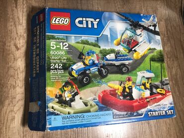 детская рация: Lego City 60086 - Набор для начинающих, 242 деталей, для мальчика от 5