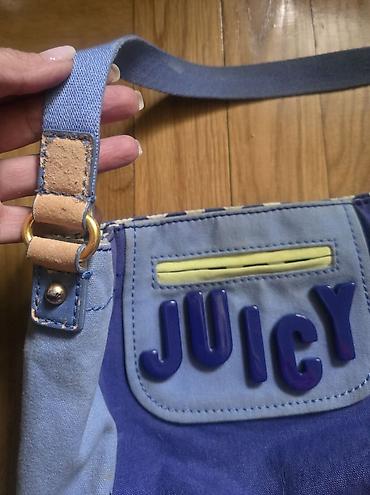 Torbe: JUICY COUTURE platnena torba. Ima nekoliko fleka po njoj i delovi od — 4
