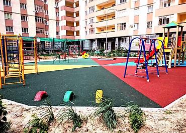 знаки: Резиновое покрытие для спортивных площадок, Бесшовное резиновое — 3