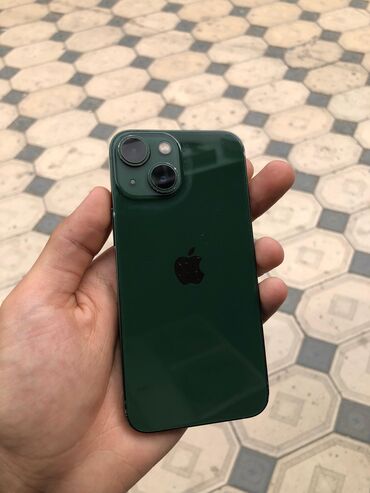 ноутбуки по низким ценам: IPhone 13 mini, Колдонулган, 128 ГБ, Заряддоочу түзүлүш, Каптама, Коргоочу айнек, 76 %