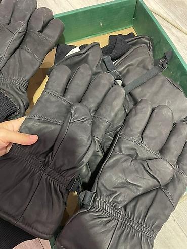 туфли зимние: Зимние утепленные перчатки из черной кожи 4шт перчатки и чомадан сумка — 2