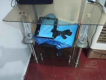 mini projector: Тумба и подставка для телевизора, Б/у, Напольная, Стекло, Самовывоз, цвет - Голубой — 4