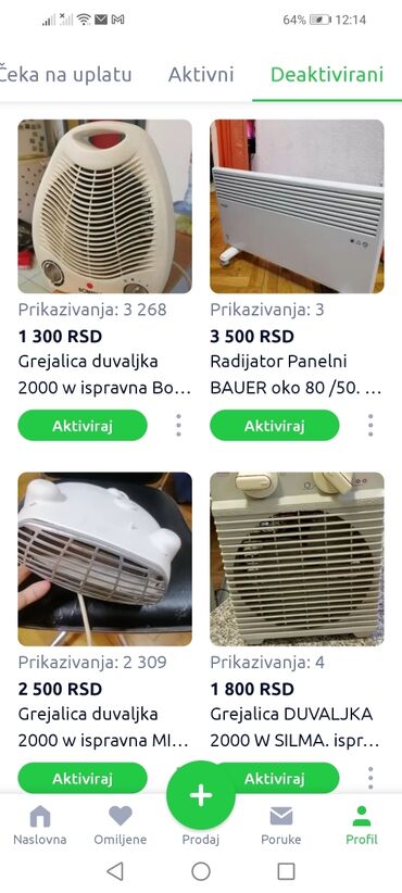Kaloriferi: Grejalica MIDEA 2000 w
 Mirjevo — 15