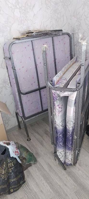 acılıb yığılan transformer carpayı: Ikisi birlikte qiymetidir. Yığılabilən tək nəfərlik çarpayı - Metal — 1
