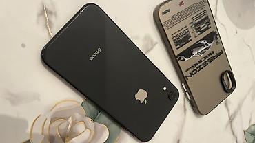 apple xr: IPhone Xr, Б/у, 128 ГБ, Черный, Чехол, 76 % — 1
