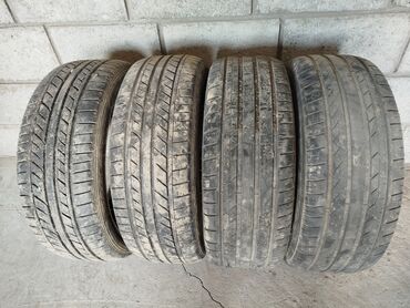 Шины: Шины 215 / 45 / R 18, Лето, Б/у, Комплект, GoodYear