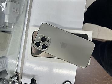 islenmis iphone: IPhone 15 Pro Max, 256 GB, Natural Titanium, Zəmanət, Simsiz şarj, Face ID — 1