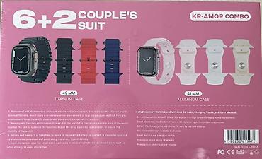 Аксессуары: KR-AMOR Combo Couple’s Smartwatch dəsti - Cütlər üçün ağıllı saat — 2