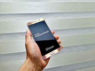 note 14: Samsung Galaxy Note 5, Б/у, 64 ГБ, цвет - Золотой, 1 SIM — 10