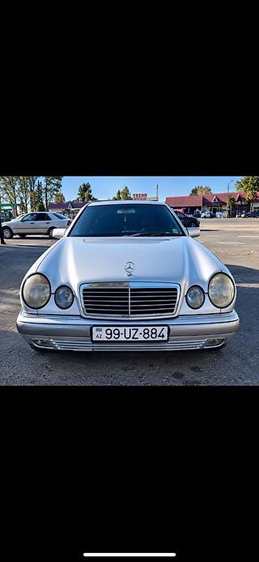 w210 kardan: Mercedes-Benz E 240 - Kuzov: 4 qapılı sedan, gümüşü rəng - Nömrə — 1