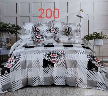 Posteljina: Bračna, Pamučni saten, bоја - Šareno, Turska — 10