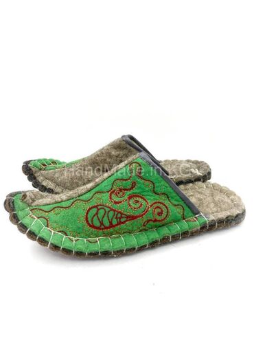 Другая мужская обувь: Войлочные тапочки, остроносые, "ПАДИШАХ", мужские ручной работы — 13