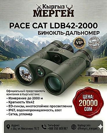 бинокль для театра: PACE CAT LDB42-2000 — бинокль-дальномер Ключевые характеристики: - — 1