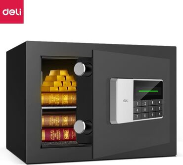 Сейфы: Сейф Deli с 2 ключами или можно через пароль по всем вопросам писать в