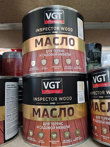 Масло для дерева: Масло для террас и садовой мебели VGT Premium Inspector Wood — 1